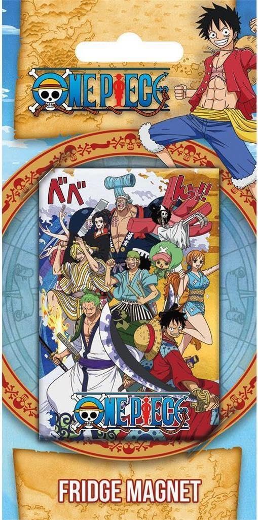 ONE PIECE (MAKING WAVES IN WANO) FRIDGE MAGNET
