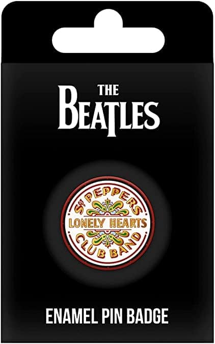 The Beatles Enamel Pin Badge (Drum Design) 2cm x 2cm - Official Merchandise