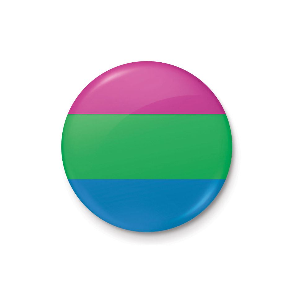 PRIDE (POLYSEXUAL) BADGE