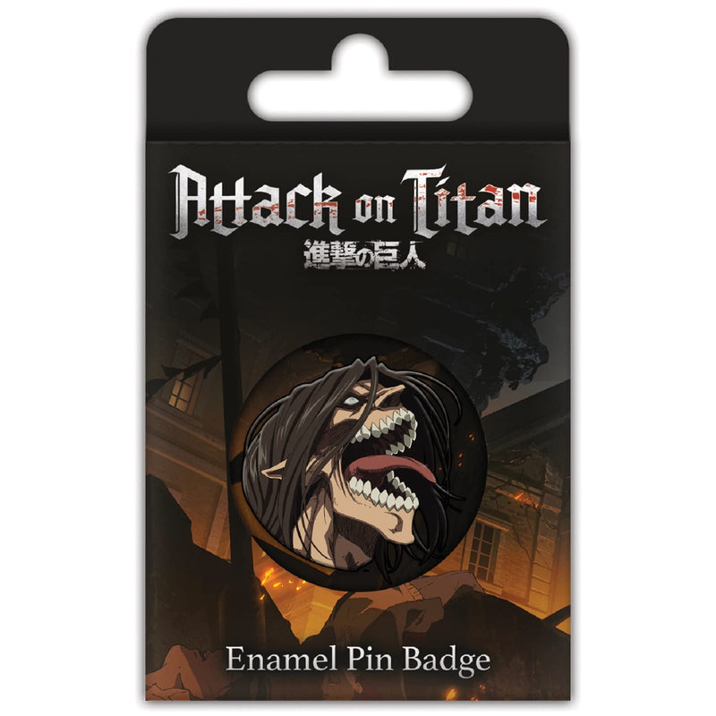 Pin esmaltado Attack on Titan (diseño Attack Titan) 1,5 cm x 3 cm, producto oficial