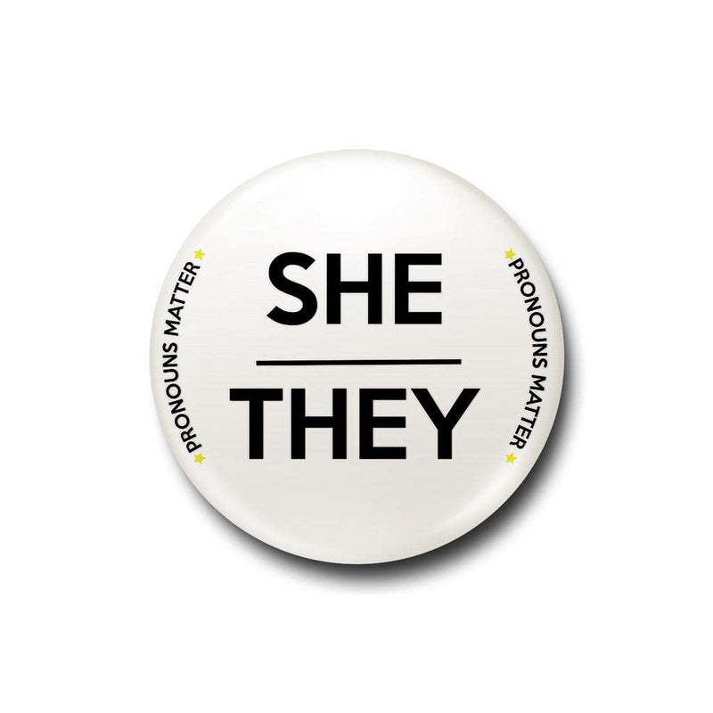 Pyramid International She/They Badge