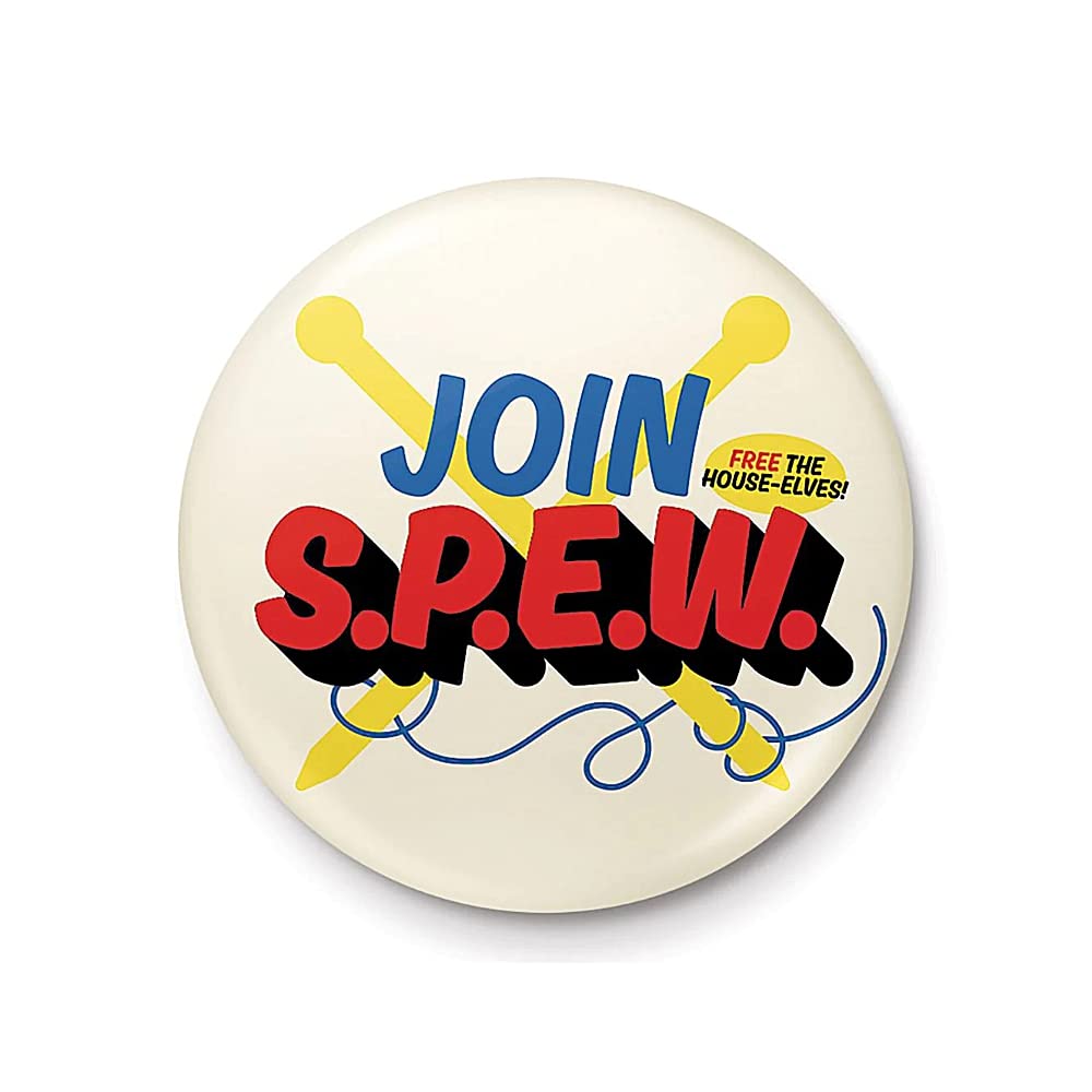 Harry Potter Clubhouse Join The S.P.E.W. Button Badge - House Elves