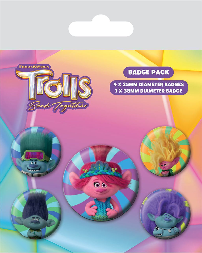 TROLLS: BAND TOGETHER (PERFECT HARMONY) BADGE PACK