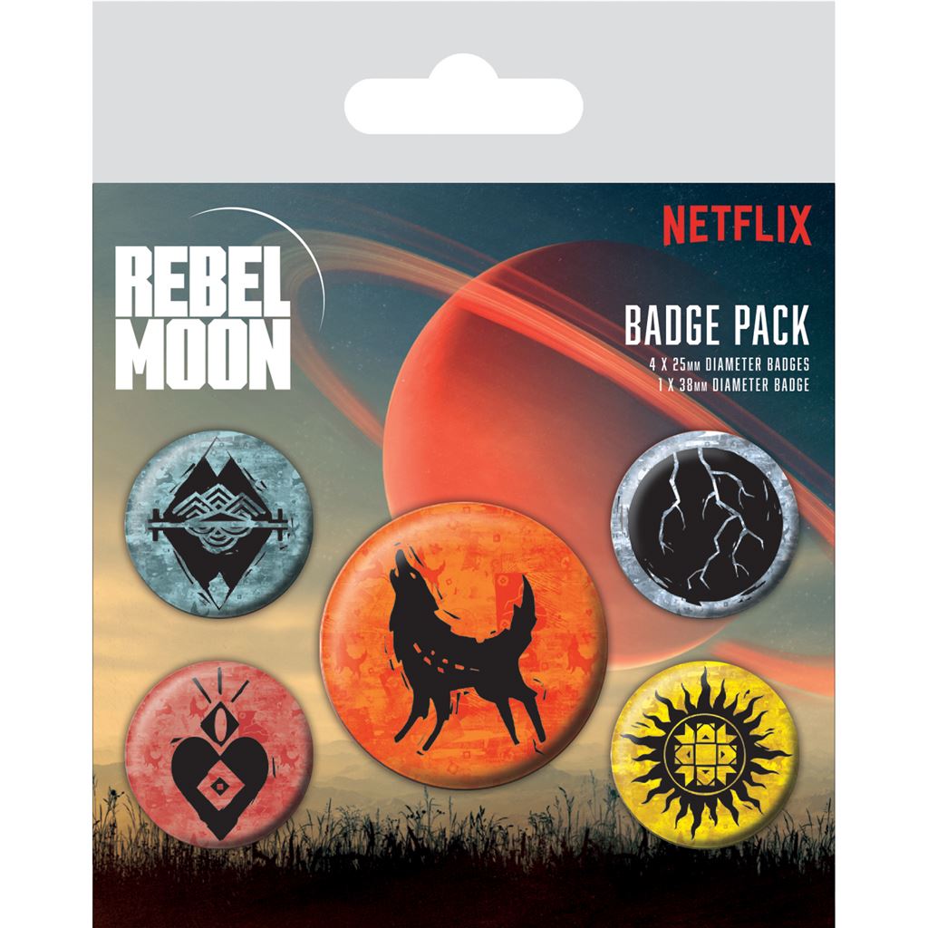 REBEL MOON (CHARACTER ICONS) BADGE PACK