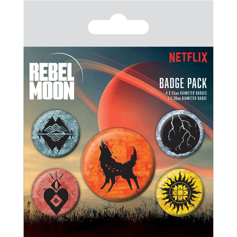 REBEL MOON (CHARACTER ICONS) BADGE PACK