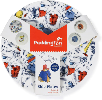 PADDINGTON BEAR SIDE PLATES X 4
