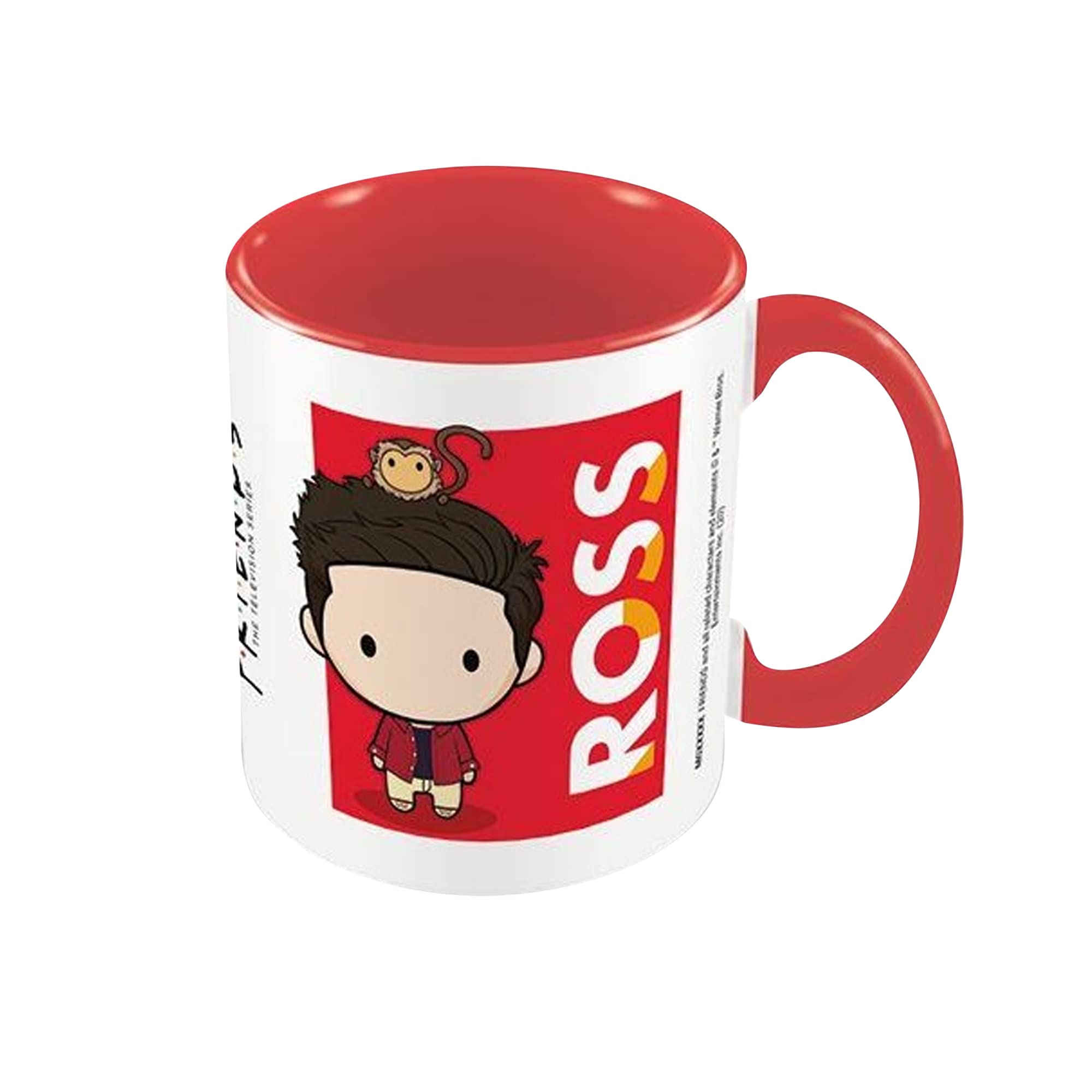 Friends - Kaffeebecher, Chibi (Einheitsgröße) (Rot/Weiß
