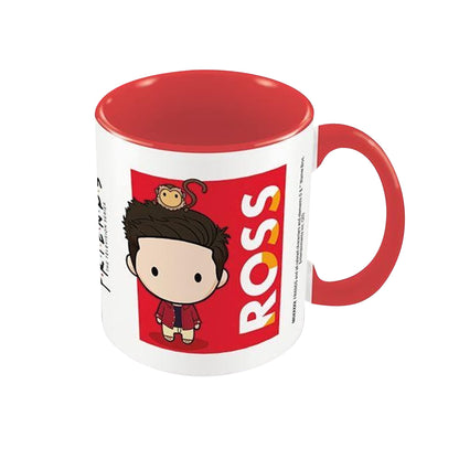 Friends - Kaffeebecher, Chibi (Einheitsgröße) (Rot/Weiß