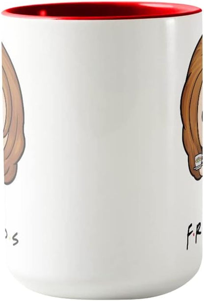 Friends - Kaffeebecher, Chibi (Einheitsgröße) (Rot/Weiß