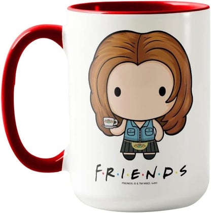 Friends - Kaffeebecher, Chibi (Einheitsgröße) (Rot/Weiß