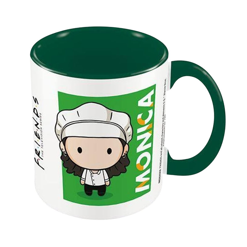 Friends - Kaffeebecher, Chibi (Einheitsgröße) (Weiß/Grün