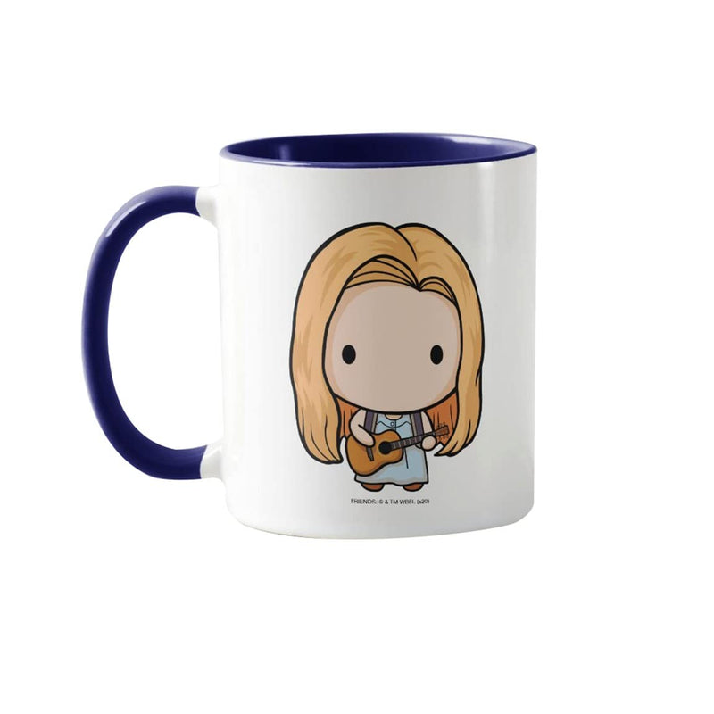 Friends - Kaffeebecher, Chibi (Einheitsgröße) (Weiß/Marineblau/Blau
