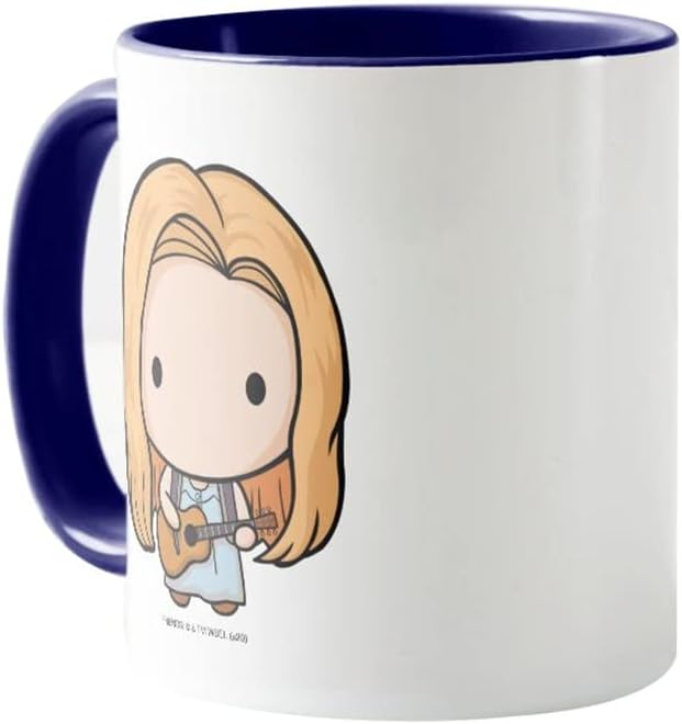Friends - Kaffeebecher, Chibi (Einheitsgröße) (Weiß/Marineblau/Blau