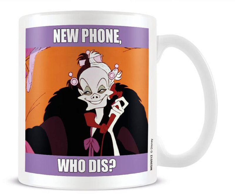 Disney Meme 101 Dalmatians Mug in Presentation Gift Box (Cruella de Vil Design) 11oz Ceramic Mug - Official Merchandise