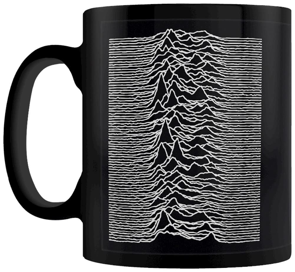 Joy Division Unknown Pleasures Waveform Mug (One Size) (Black/White