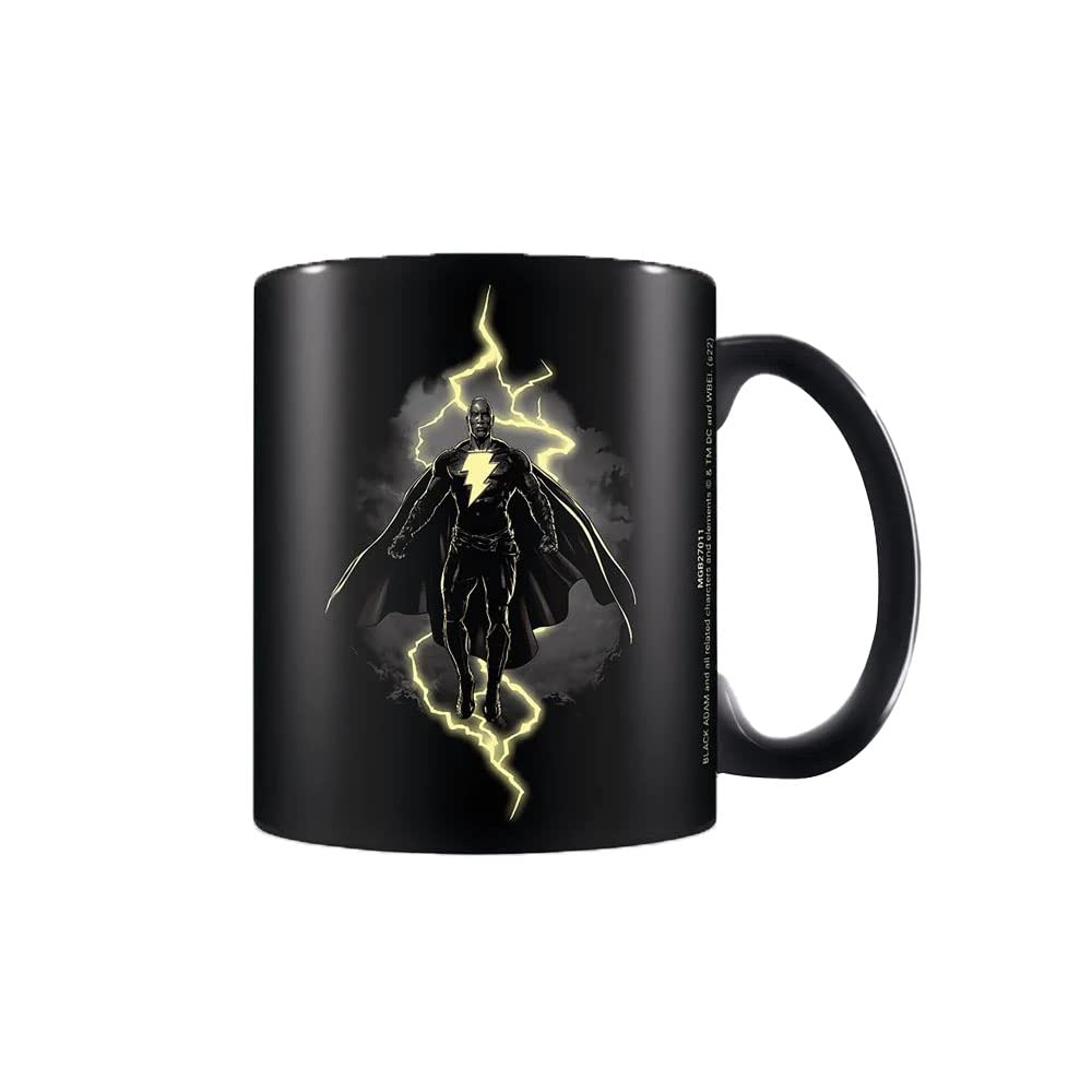 Pyramid International DC Comics Black Adam Mug (Black Adam Lightning Design) in Presentation Gift Box - Official Merchandise