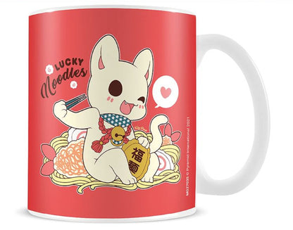 Pyramid International Tasty Peach Mug in Presentation Gift Box (Lucky Noodles Design) 11oz Ceramic Mug - Official Merchandise