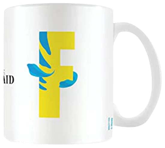 The Little Mermaid - Taza Diseño Alfabeto F