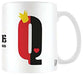 Disney Alphabet Personalised Mug (Q for Queen of Hearts Design) 11oz Ceramic Coffee Mug in Presentation Disney Gift Box - Official Merchandise
