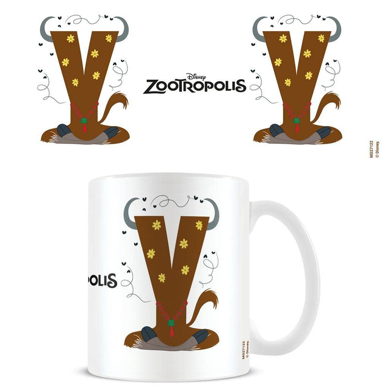 Zootropolis - Taza Diseño Alfabeto Y