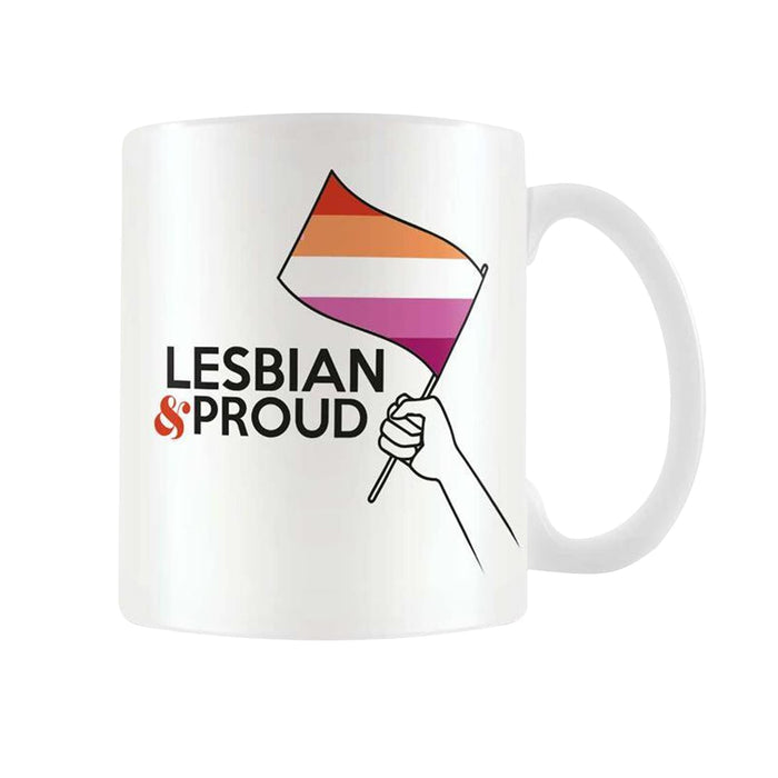 Pyramid International Lesbian Mug One Size Black/White/Pink