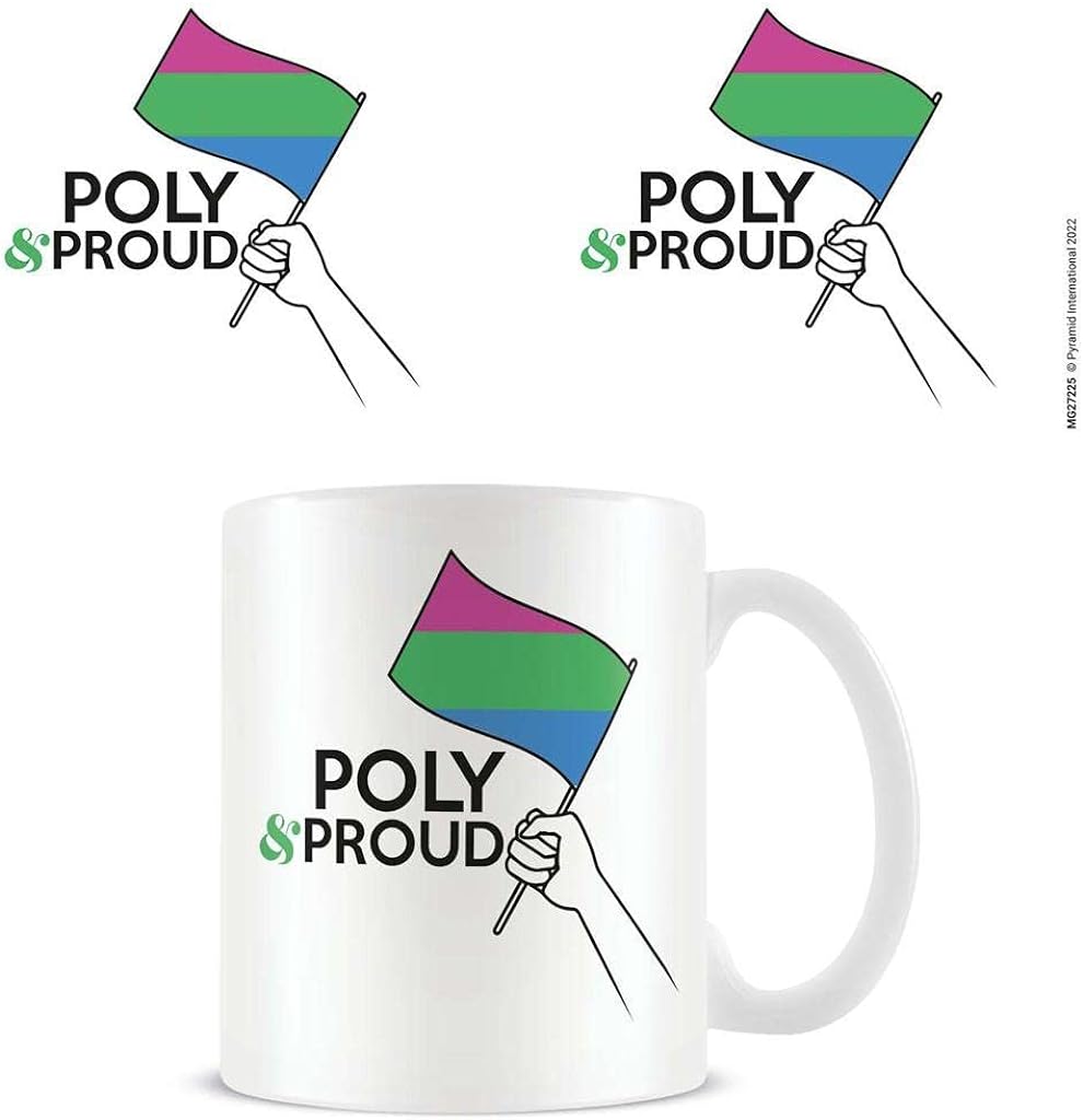 Pyramid International Polysexual Mug One Size White/Black/Green