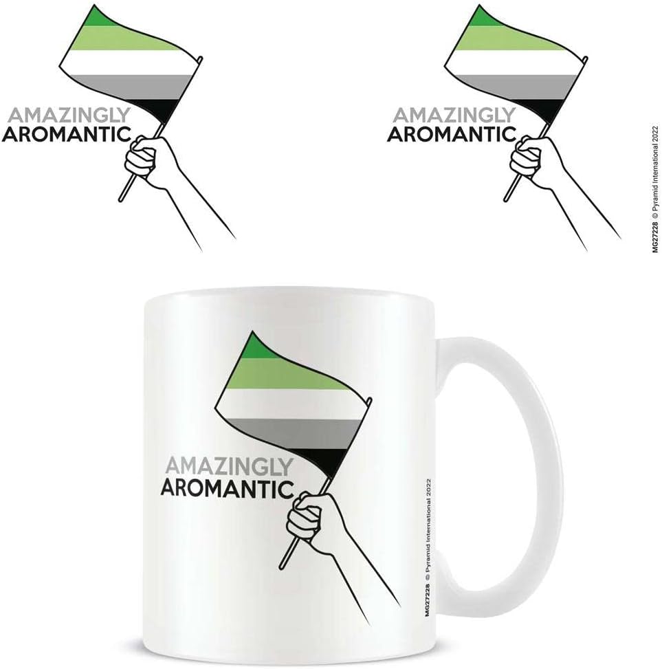 Pyramid International Aromantic Mug One Size White/Black/Green