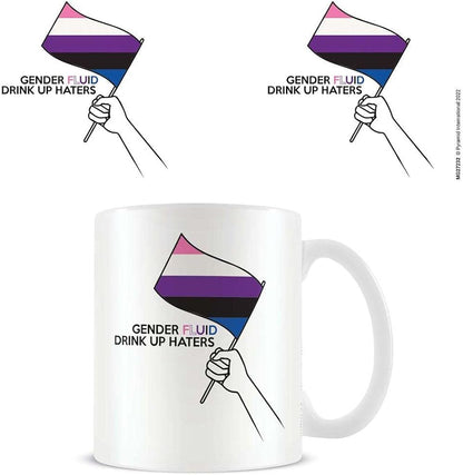 Pyramid International Genderfluid Mug One Size White/Black/Purple