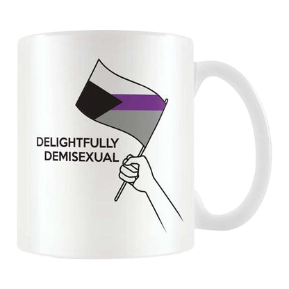 Pyramid International Demisexual Mug One Size White/Black/Purple