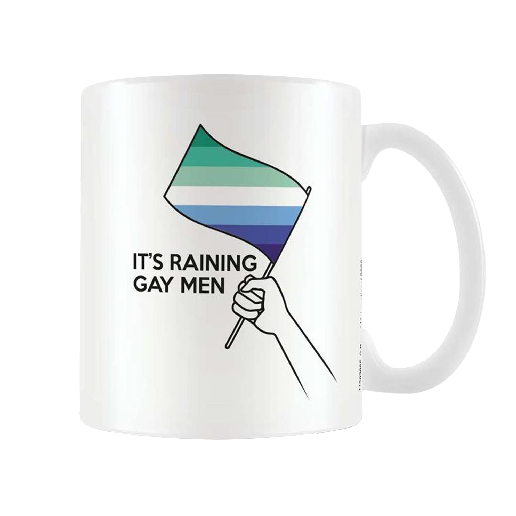 Pyramid International Gay Man Mug (One Size) (White/Green/Blue) One Size White/Green/Blue