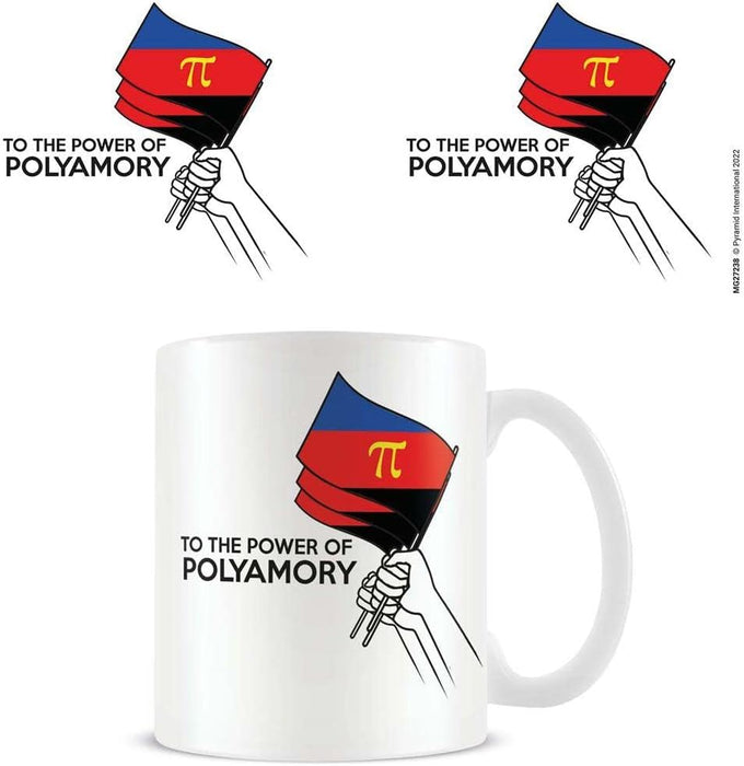 Pyramid International Polyamory Mug One Size White/Black/Red