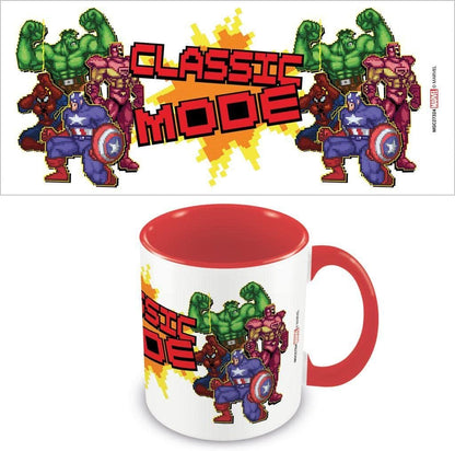 Marvel Classic Mode Inner Two Tone Mug (One Size) (White/Red