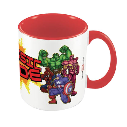 Marvel Classic Mode Inner Two Tone Mug (One Size) (White/Red