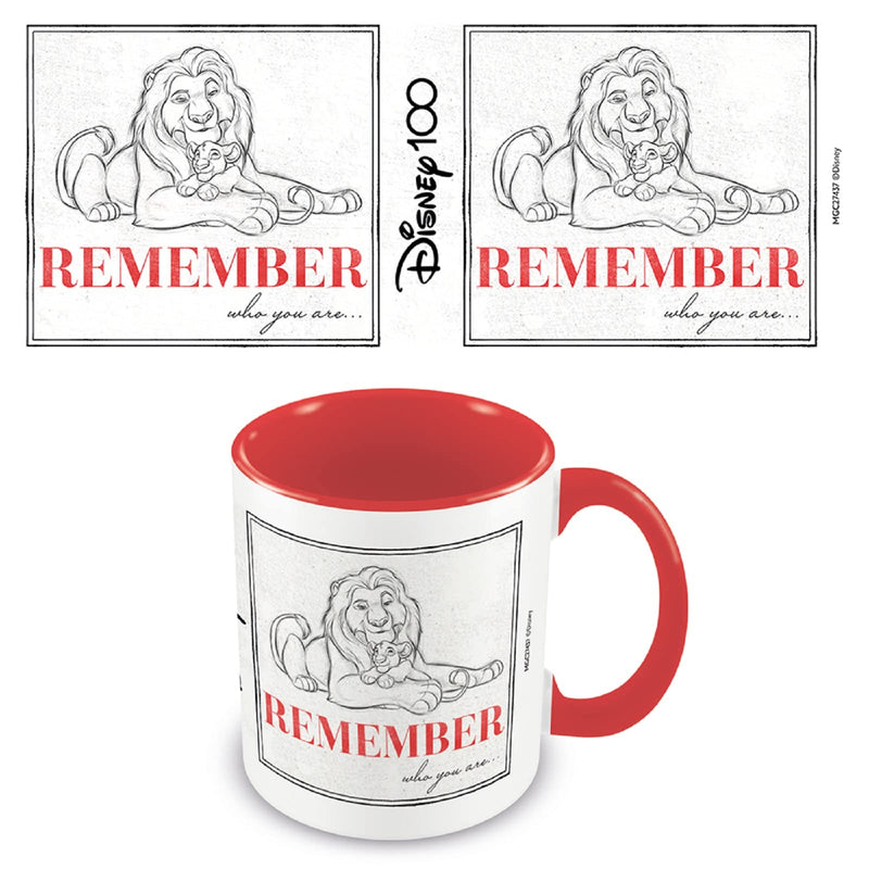 Disney Mug (Disney 100 The Lion King Mufasa Design) 11oz Ceramic Coffee Mug, Disney Gifts for Women and Men, Coffee Mugs for Women and Men - Official Merchandise