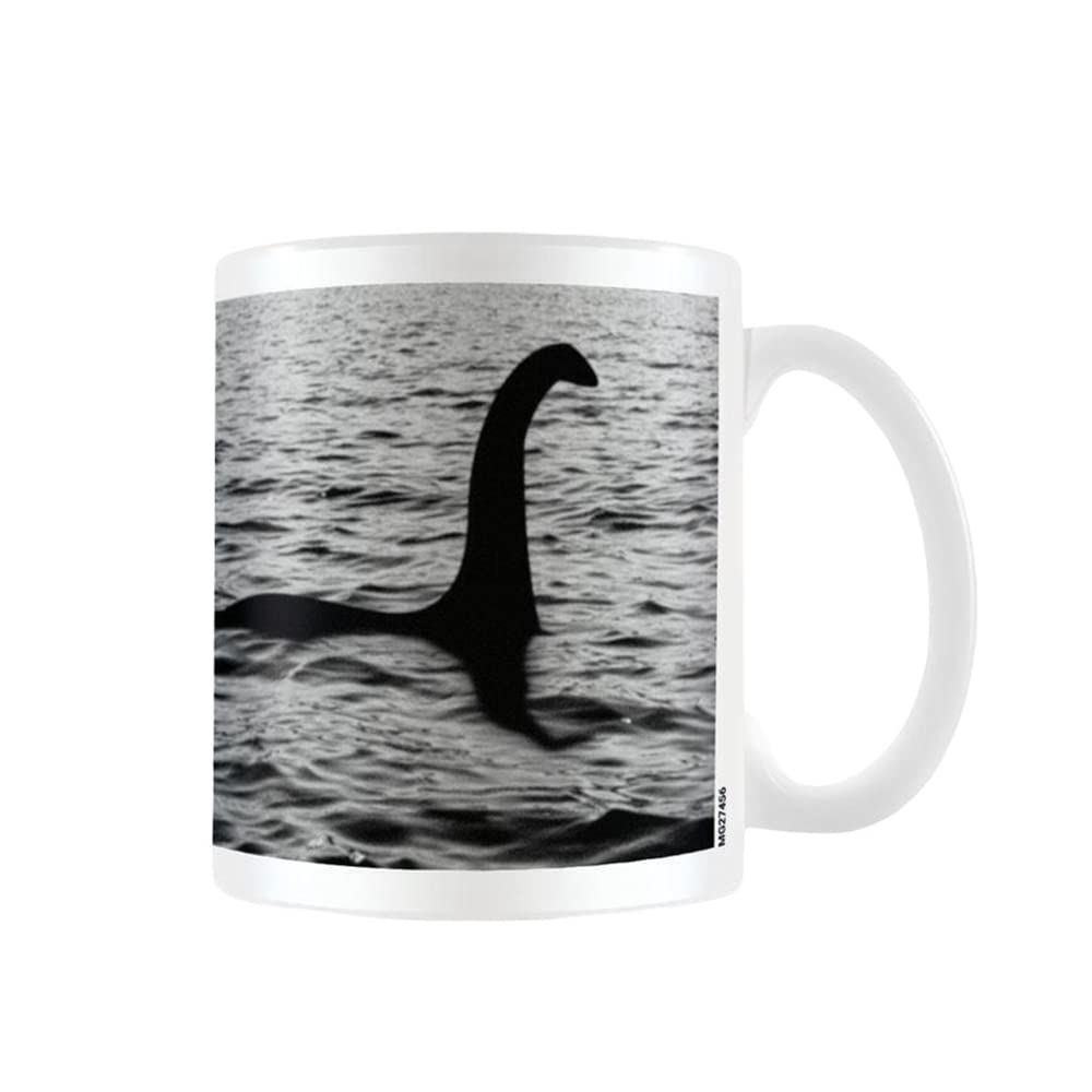 Pyramid International Loch Ness Monster Mug (One Size) (Black/White