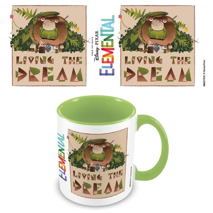 Pyramid International Elemental Mug (Living The Dream Design) 11oz Coffee Mug, Tea Mugs for Women and Mugs for Men - Official Merchandise