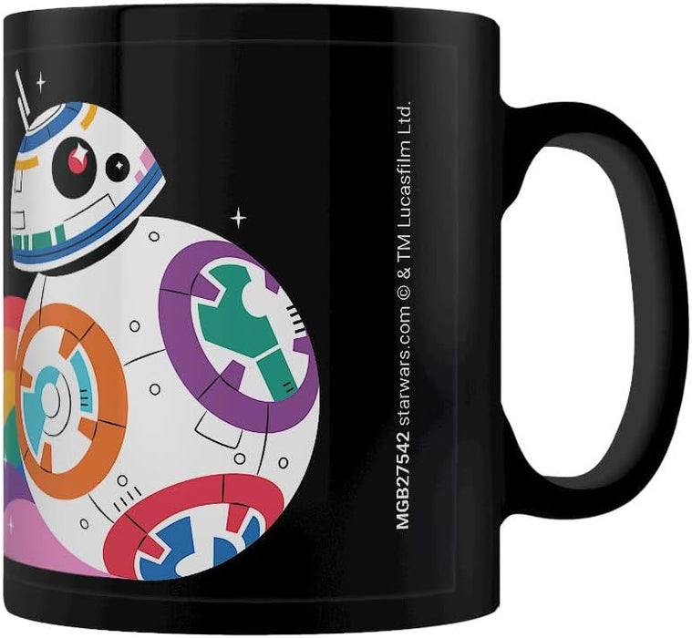Star Wars Mug (BB-8 Pride Rainbow Design) in Presentation Gift Box - Official Merchandise