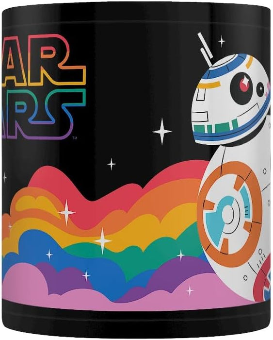 Star Wars Mug (BB-8 Pride Rainbow Design) in Presentation Gift Box - Official Merchandise