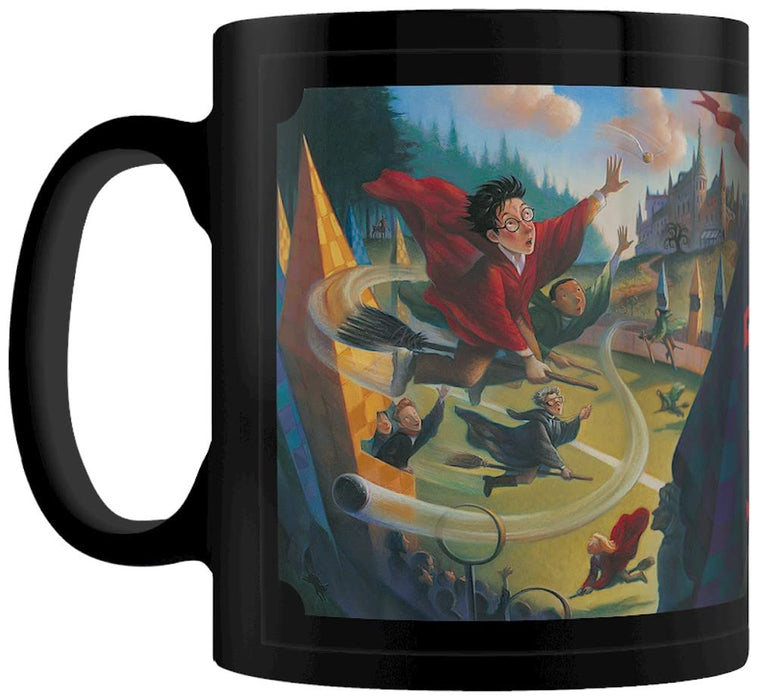 Pyramid International Harry Potter Mug in Presentation Gift Box (Quidditch Design) 11oz Ceramic Mug - Official Merchandise