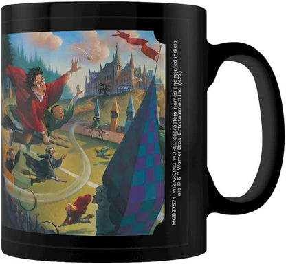 Pyramid International Harry Potter Mug in Presentation Gift Box (Quidditch Design) 11oz Ceramic Mug - Official Merchandise