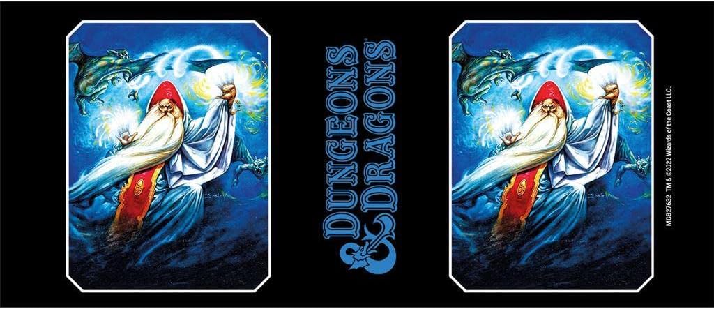 Pyramid International Dungeons and Dragons Mug (Wizard Design) 11oz Ceramic Black Mug, Coffee Mug & Dungeon and Dragons Gifts - Official Dungeon & Dragons Merchandise