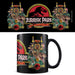 Jurassic Park Mug in Presentation Gift Box (30th Anniversary Logo Design) 11oz Black Mug Gift Set. Jurassic Park Ceramic Coffee Mug - Official Jurassic Park Merchandise