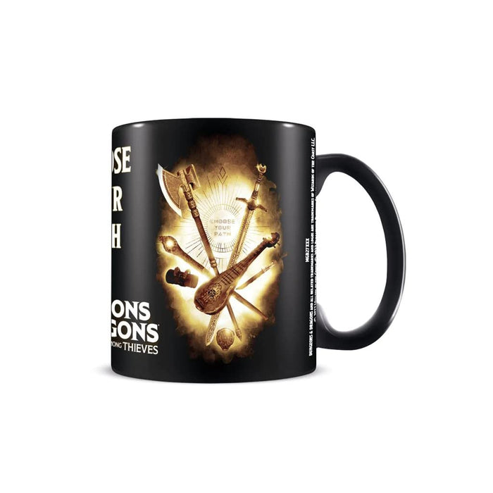Pyramid International Dungeons and Dragons Mug (Choose Your Path Design) 11oz Ceramic Black Mug, Coffee Mug & Dungeon and Dragons Gifts - Official Dungeon & Dragons Merchandise