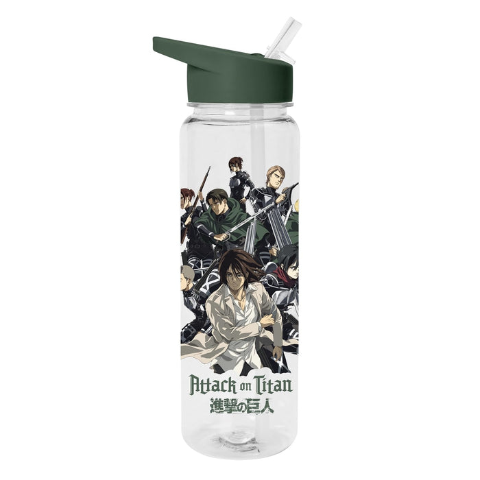 Attack on Titan Water Bottle (Survey Corps Design) 700ml Plastic Water Bottle, Girls Water Bottle, Boys Water Bottle, Kids Water Bottle - Official Merchandise