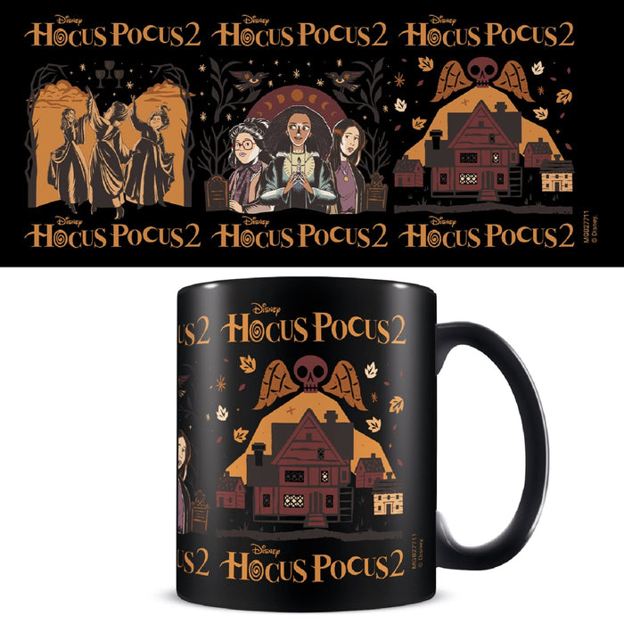 Disney Hocus Pocus 2 Black Mug in Presentation Gift Box (Be Your Own Kind of Magic Design) 11oz Ceramic Coffee Mug. Hocus Pocus Two Witch Mug - Official Hocus Pocus Merchandise