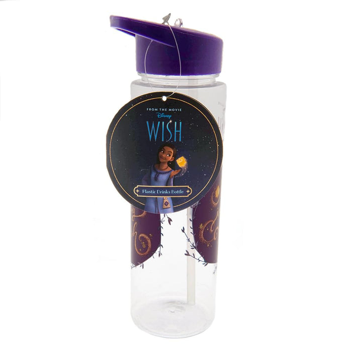 Disney Wish Water Bottle (Magic in Every Wish Design) 700ml Plastic Water Bottle, Girls Water Bottle, Boys Water Bottle, Kids Water Bottle - Official Merchandise