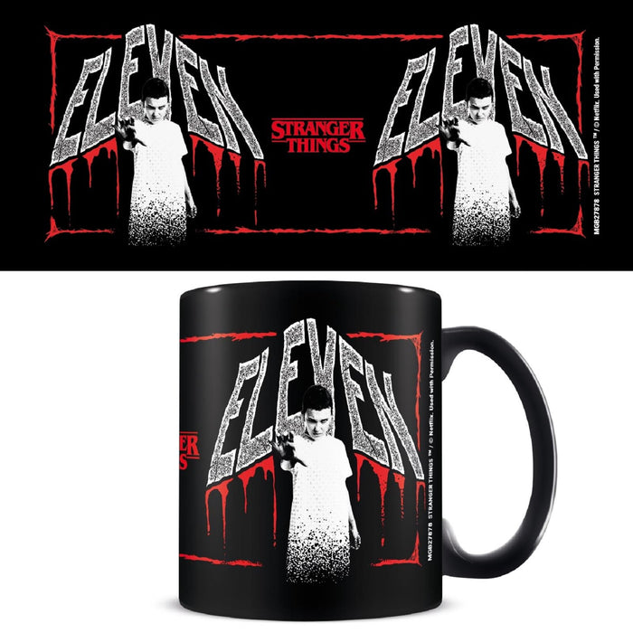 Pyramid International Stranger Things Mug (Eleven Horror Design) 500ml Ceramic Coffee Mug, Cups and Coffee Mugs for Women and Mugs for Men - Official Merchandise