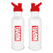 Marvel Water Bottle (Logo Design) 700ml Metal Water Bottle, Marvel Gifts for Men, Women and Kids, Girls Water Bottle, Boys Water Bottle, Kids Metal Water Bottle - Official Merchandise