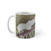 Pyramid International Steam Train On Glenfinnan Viaduct Mug (One Size) (White/Green