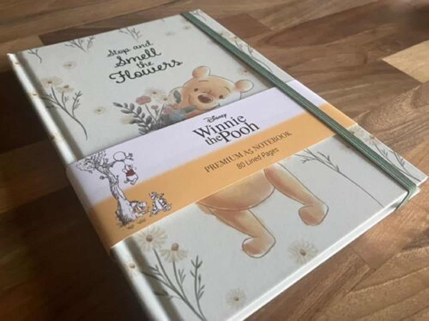 Grindstore Disney Winnie The Pooh A5 Notebook (Stop and Smell the Flowers Design) - Official Merchandise